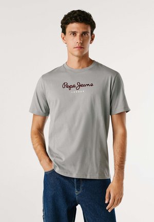 EGGO  - Print T-shirt - grey