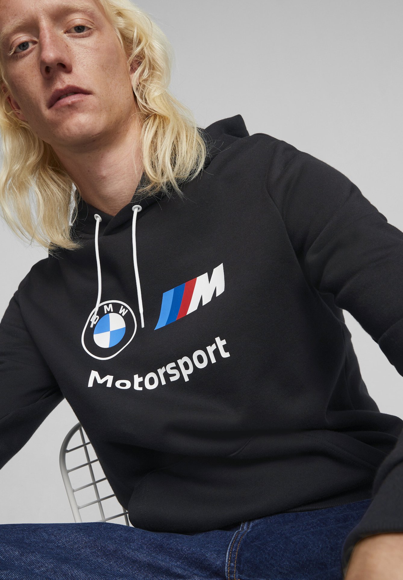 Puma BMW MMS ESS - Hoodie - puma black/zwart - Zalando.nl