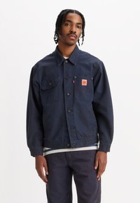 Levi's® Workwear SUNRISE TRUCKER - Chaqueta vaquera - dress blues