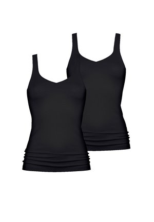 2 PACK - Unterhemd/-shirt - schwarz