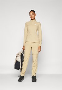 The North Face 100 GLACIER 1/4 ZIP - Pulover iz flisa - khaki stone