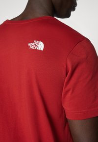 The North Face EASY TEE - Camiseta estampada - iron red