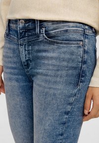 s.Oliver MID RISE - Jeans Skinny - blau