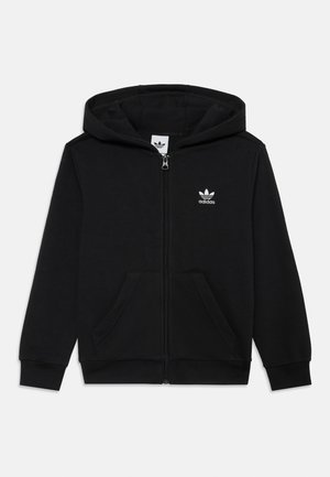 FULL ZIP HOODIE UNISEX - Sweat à capuche - black/white