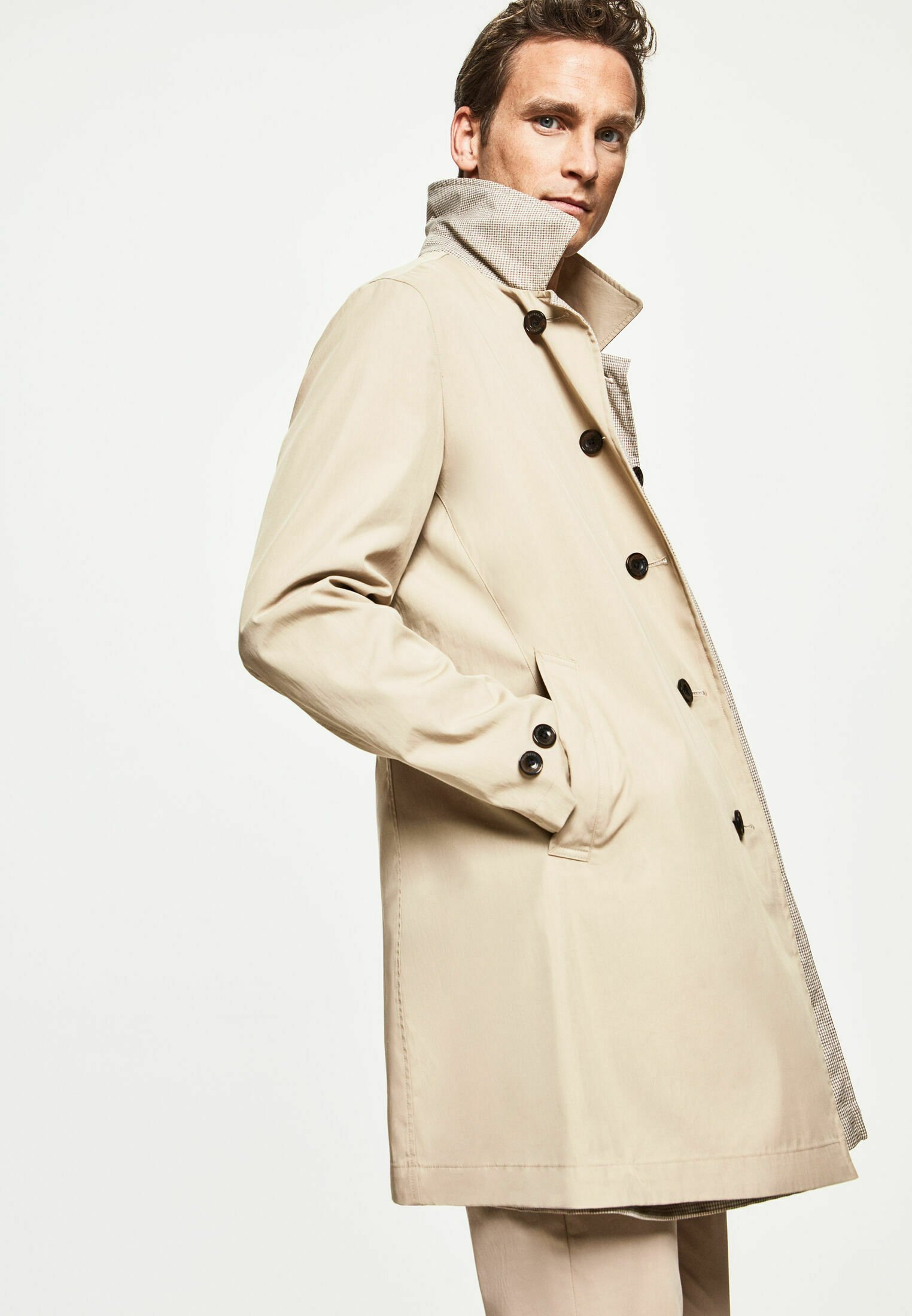 hackett camel coat