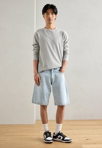 Scotch & Soda Topper langermet - mid grey melange