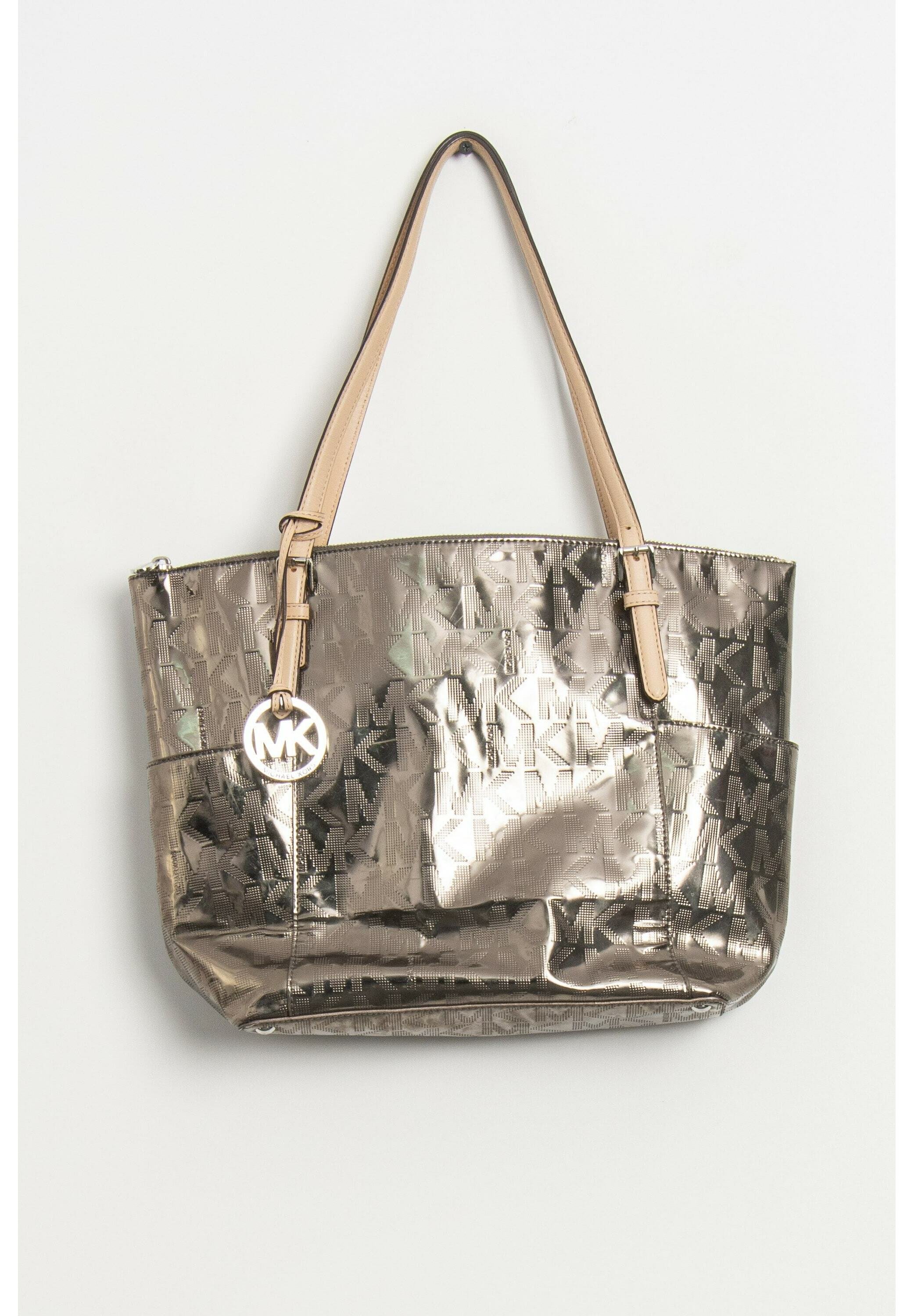 michael kors gold metallic bag
