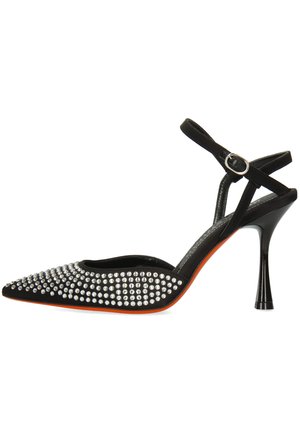 Melvin & Hamilton CLIVE 22 - Scarpe senza lacci - black/rich tan/orange