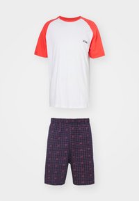 Fila MAN - Pyjama - white/radiant red/weiß - Zalando.de