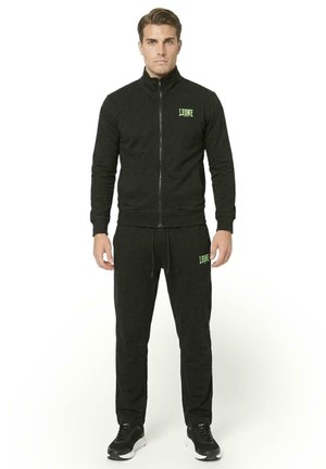 LEONE 1947, TRACKSUIT SET - Survêtement - black-light grey solid
