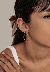 Hey Happiness CIRCLE HOOPS - Pendientes - goldfarben