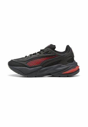 Sneakers basse - black-fierce red