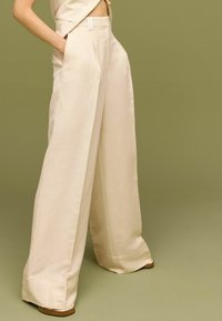 Next SMART WIDE  PETITE  - Housut - natural