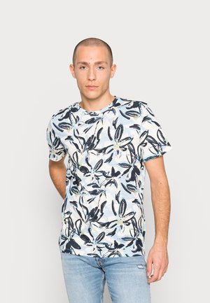 JORFLOWERPOWER AOP - T-shirt con stampa - whisper white