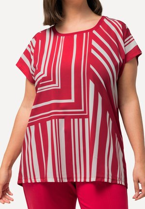 T-shirt med print - red