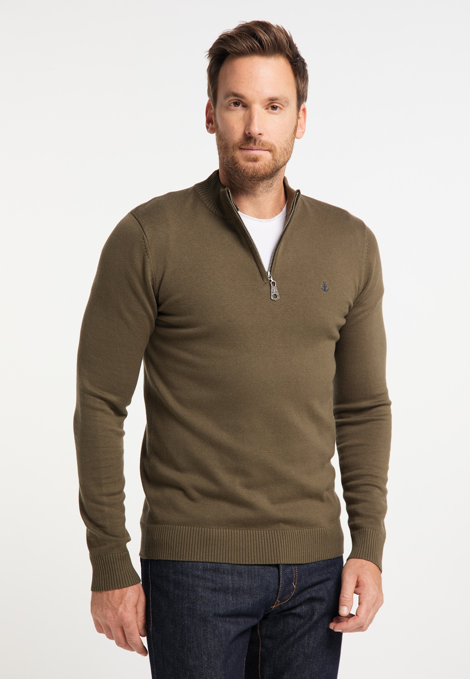 DreiMaster Trui militär olivolijfgroen Zalando.nl DreiMaster Trui militär oliv khaki Zalando.nl