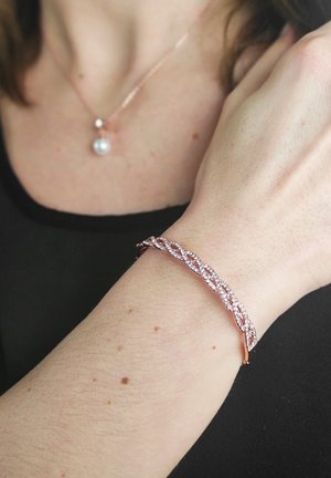 Bracciale - couleur or rose / cristal