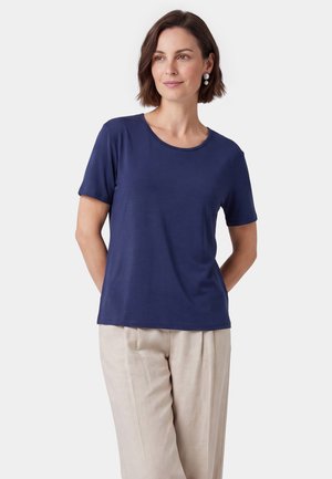 usha, T-shirt basic - navy