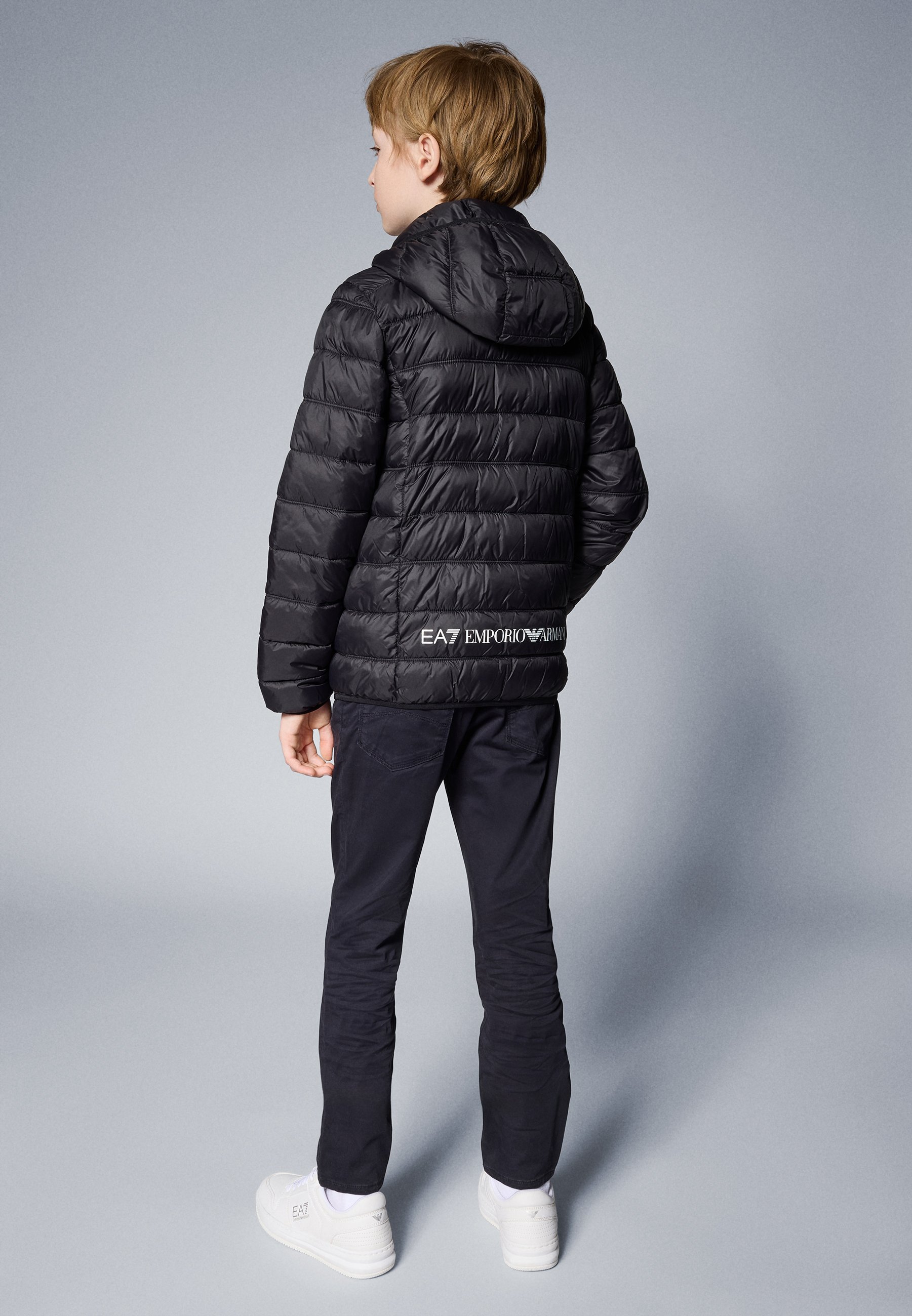EA7 Emporio Armani KIDS STYLE UNISEX - Light jacket - black