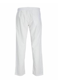 Jack & Jones JPSTKANE SUMMER JOGGER  - Stoffhose - bright white