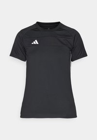 TIRO 25 ESSENTIALS - Tricou cu imprimeu - black/white