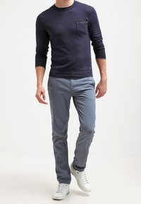 BOSS CASUAL Tygbyxor - light blue