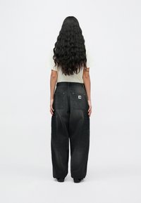Carhartt WIP BRANDON DOUBLE KNEE PANT - Relaxed fit jeans - black  grind washed