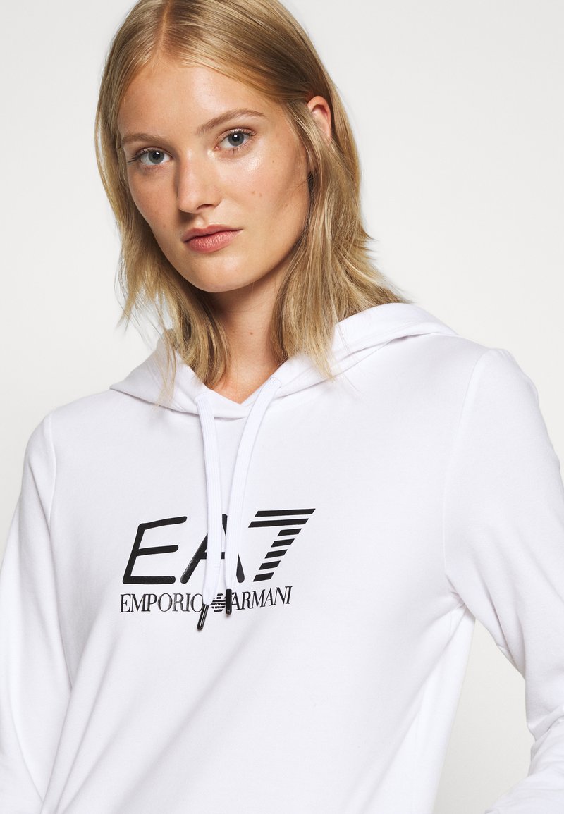 EA7 Emporio Armani Hoodie - white/black/white - Zalando.ie