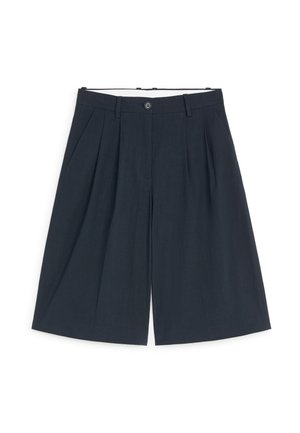 ARKET, ARKET TAILORED WIDE-LEG SHORTS - Short - dark blue