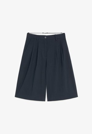 ARKET, ARKET TAILORED WIDE-LEG SHORTS - Short - dark blue