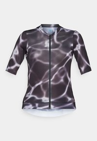 COLLAR FULL ZIP ZEROWEIGHT PRO PRINT - Maillot de cycliste - black