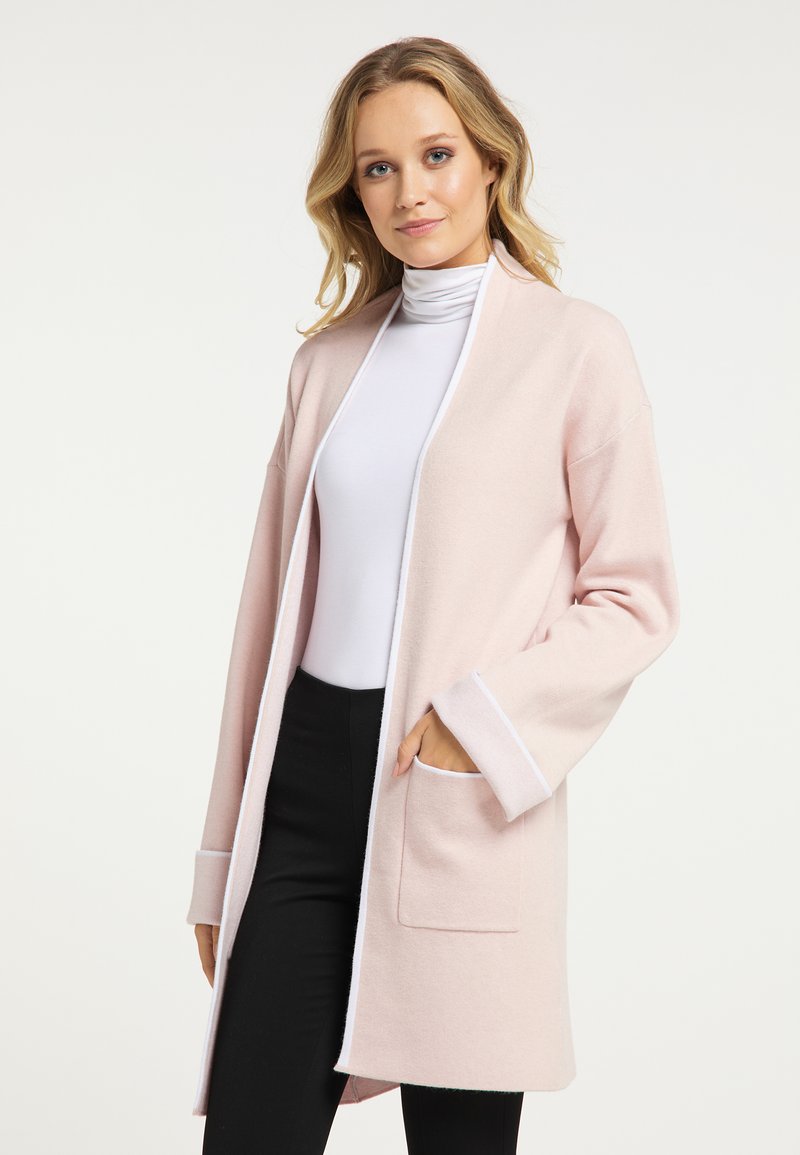 Damen Strickjacken | DreiMaster Strickjacke altrosa wollweiss/mehrfarbig - SG18072 Damen Strickjacken | DreiMaster Strickjacke altrosa wollweiss/mehrfarbig - SG18072