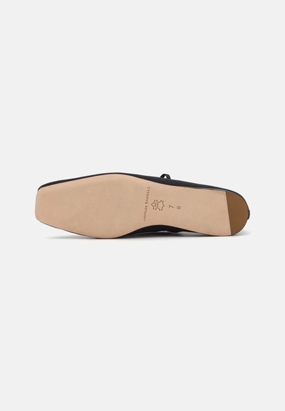 Loeffler Randall LOUISA LACE UP BALLET FLAT - Ballerina med reim - black