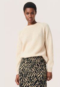 Soaked in Luxury TUESDAY RAGLAN LS - Strickpullover - sandshell
