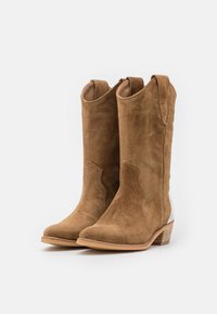 Alpe Cowboy-/Bikerboot - cognac