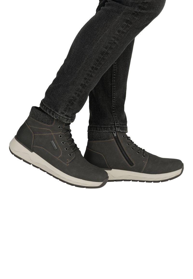 Rieker Bottines à lacets - grau