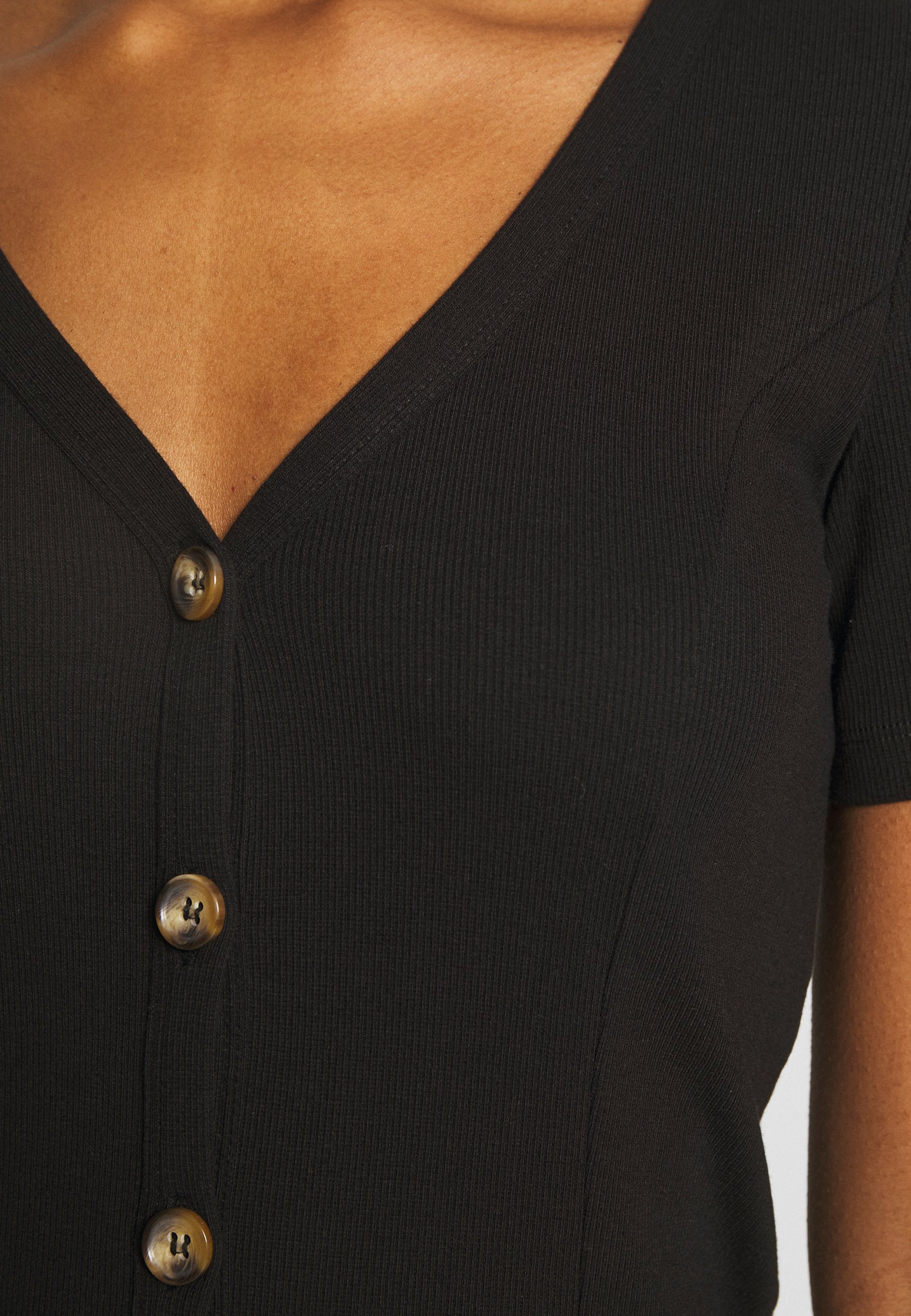 Vila VICONIA DRESS Jerseykjole black Zalando.no Vila VICONIA DRESS - Jerseykjole - black