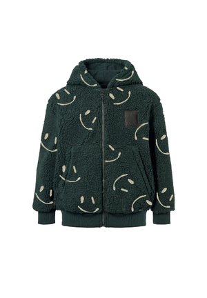 Molo, HAZZY UNISEX - Flísová bunda - big smiles taxus