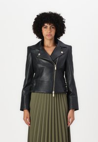 MARCIANO BY GUESS PEGGY JACKET - Lederjacke - jet black