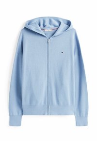 HOODED - Sweatjacke - brisk blue