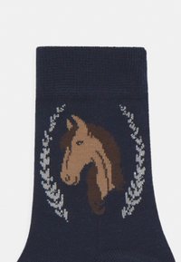 FALKE HORSE 2-PACK - Strumpor - grey/dark blue