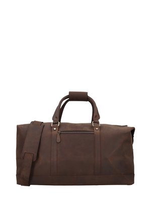 Gusti Leder RUBEN - Nädalavahetuse reisikotid - walnut