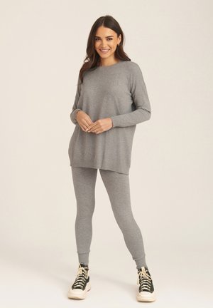 SOFT FEELS - Leggings - Trousers - grey