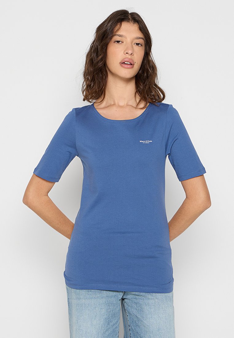 Marc O’Polo T-shirt basic blauw
