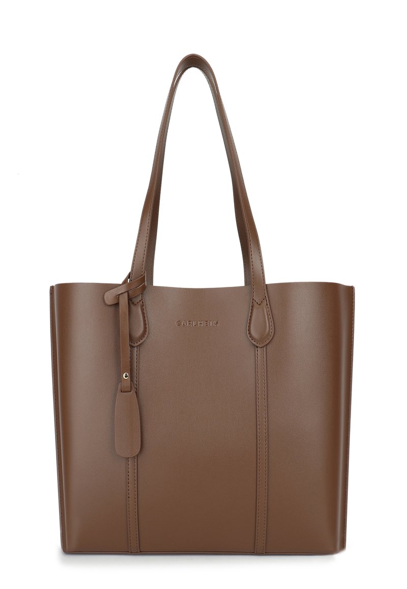 Carlheim - Shopping bag - brown, Suurenna