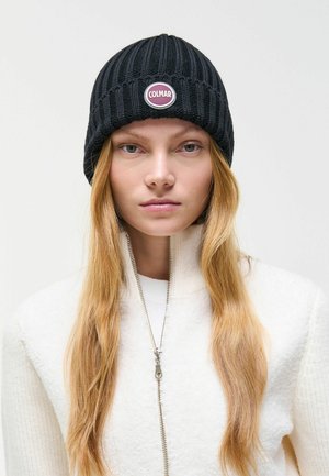 Colmar Originals, COLMAR ORIGINALS UNISEX RIB-KNIT HAT WITH TURN-UP - Berretto - black