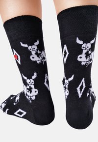 Unabux 3-PACK GRUMBLE IN THE JUNGLE - Ponožky - black