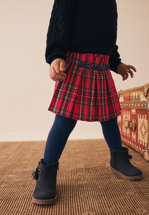 Next, REGULAR FIT - TARTAN BOW - Jupe trapèze - red