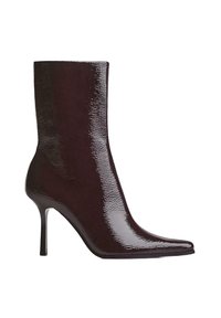 Stivaletti con tacco - dark red