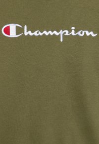Champion ICONS CREWNECK CONTRAST LOGO UNISEX - Ikdienas džemperis - green